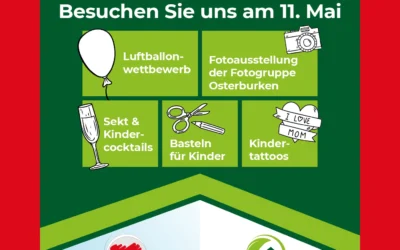 Brückenfest am 11.05.2025 – ab 12.30 Uhr stehen die Türen unserer Tagespflege offen – wir freuen uns auf zahlreiche Besucher